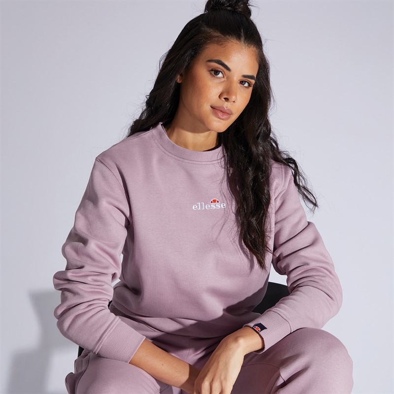 Ellesse Womens Siciliano Sweatshirt Elderberry