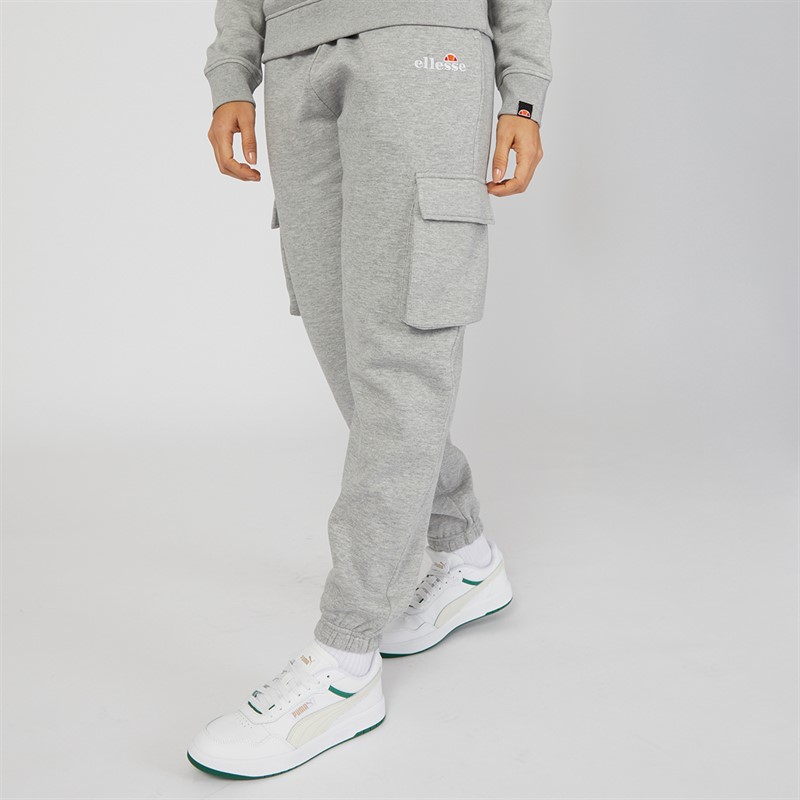 Ellesse Womens Necci Pocket Sweat Pants Grey Marl