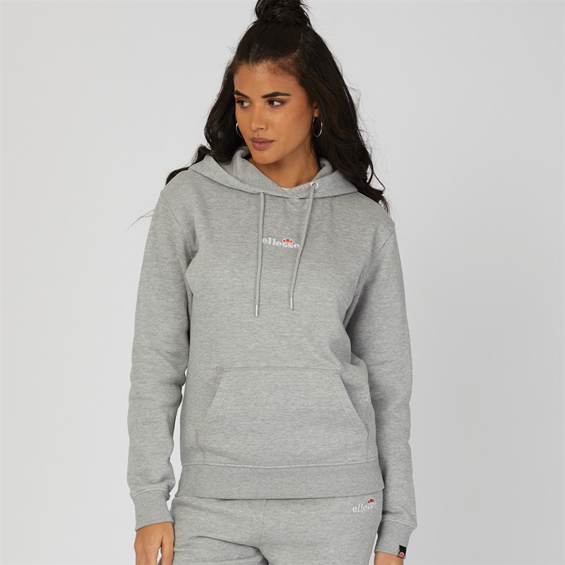 Ellesse Womens Femia Hoodie Grey Marl