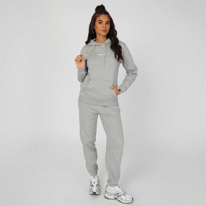 Ellesse Womens Femia Hoodie Grey Marl