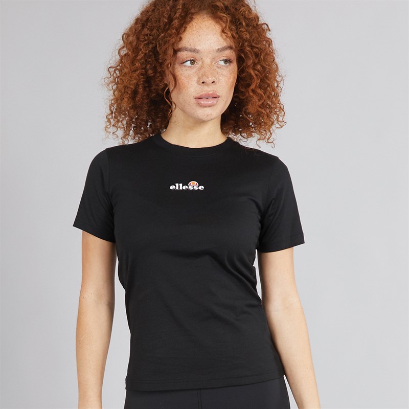 Ellesse Womens Arcuri T-Shirt Black - Size 14