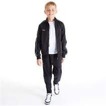 Ellesse Junior Boys Paolino Poly Tracksuit Black