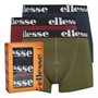 Ellesse Valvina trójpak bokserek dla niego kolor granatowy/bordowy/khaki