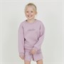 Ellesse Girls Greta Sweatshirt And Shorts Set Light Purple
