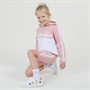 Ellesse Girls Abigail Hoodie And Shorts Set Pink/White