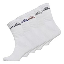 Ellesse Mens Five Pack Crew Socks White/Multi