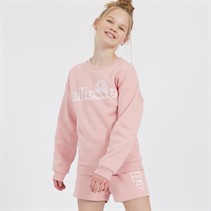 Ellesse Junior Girls Bella Sweatshirt And Shorts Set Pink