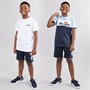 Ellesse Junior Boys Zale Three Pack Logo T-Shirts And Shorts Set Navy/Blue/White