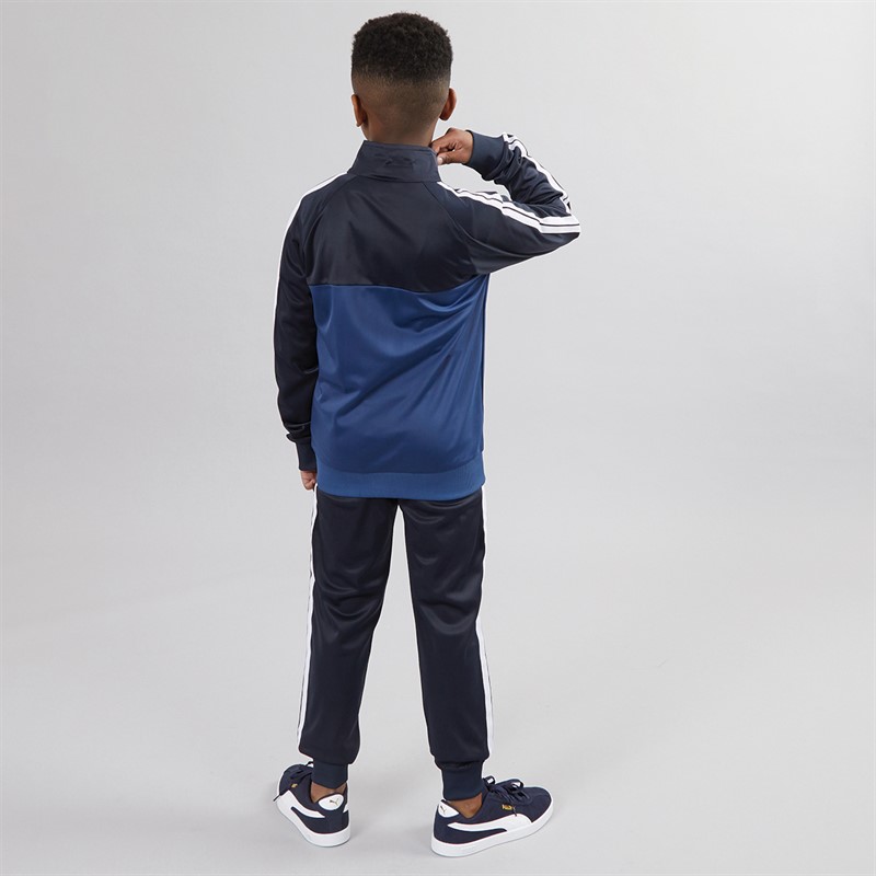 Ellesse Junior Boys Jack Tricot Tracksuit Navy