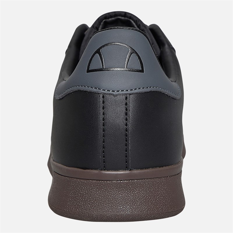 Ellesse Mens Sarvini Cupsole Trainers Black/Dark Grey