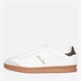 Ellesse Mens Sarvini Cupsole Trainers White/Dark Brown