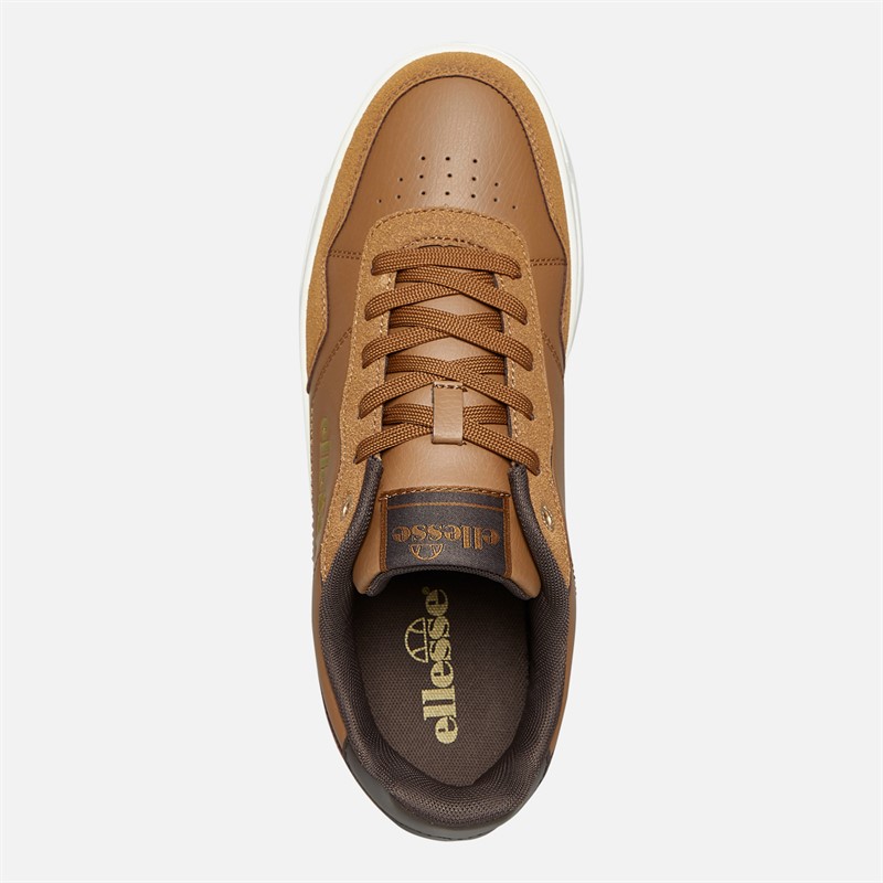 Ellesse Mens LS297S Cupsole Trainers Brown