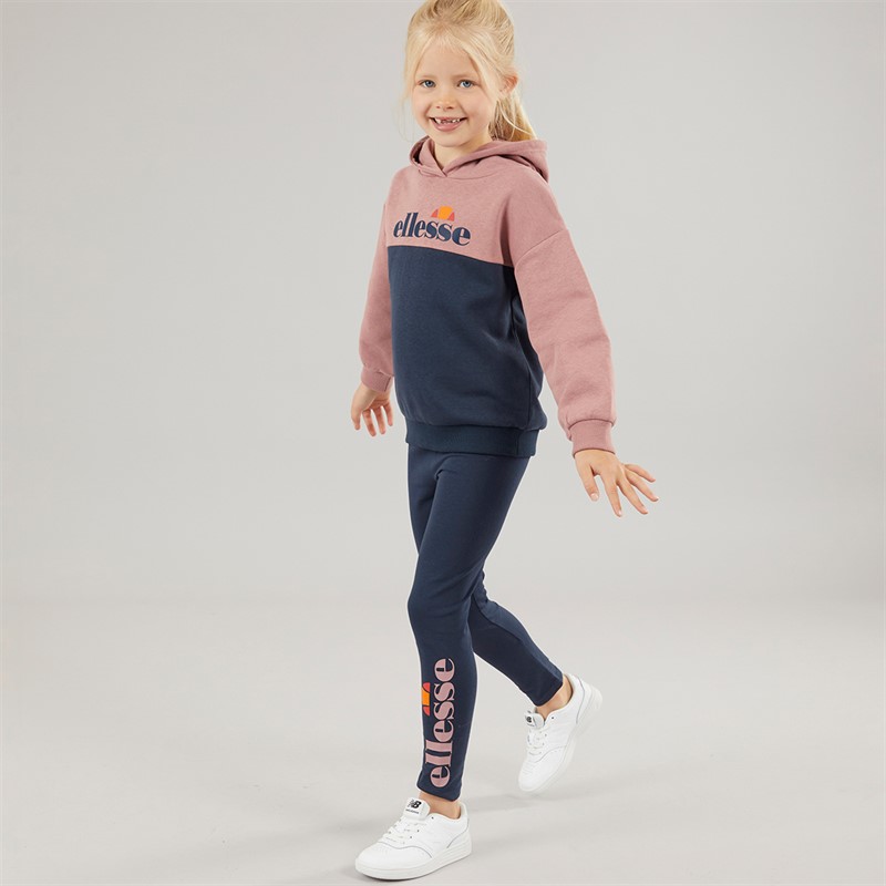 Ellesse Piger Maria Logo Træningsdragt Rose/Navy