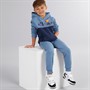 Ellesse Junge Nathaniel Logo Trainingsanzug Blau