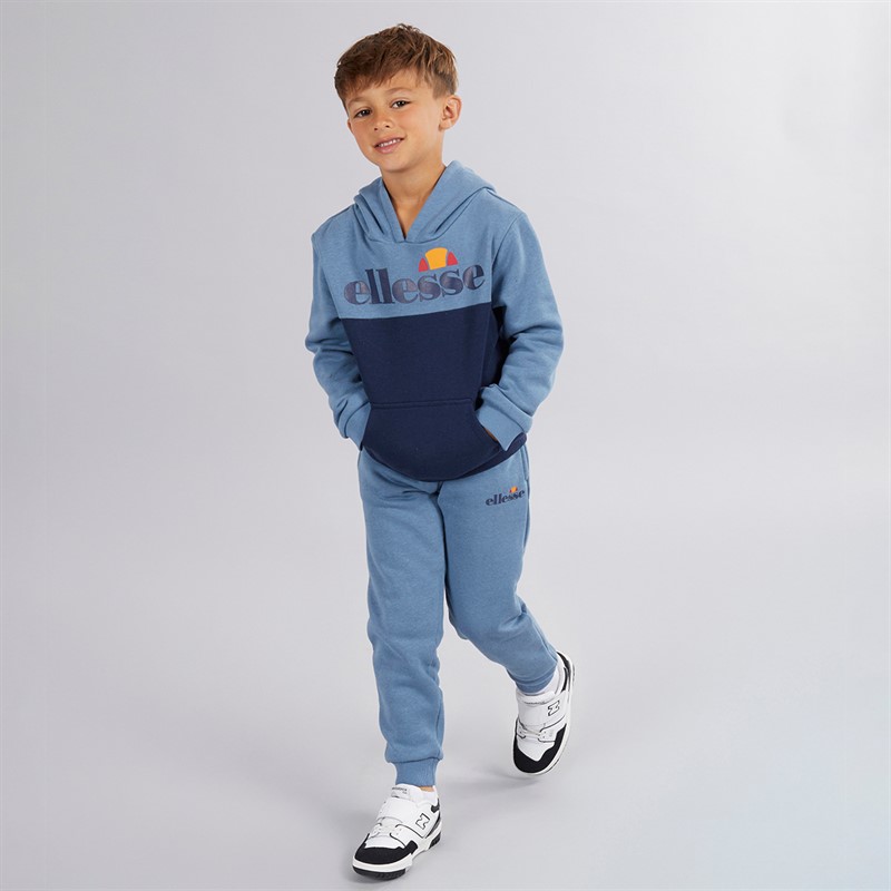 Ellesse Junge Nathaniel Logo Trainingsanzug Blau
