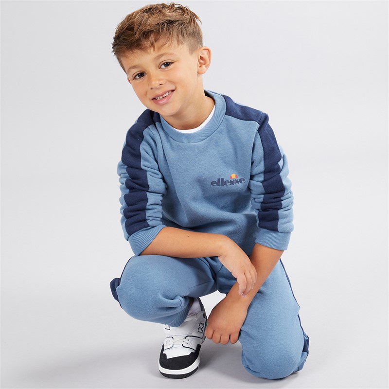 Ellesse Junge Orion Sweatshirt Und Jogginghose Blau