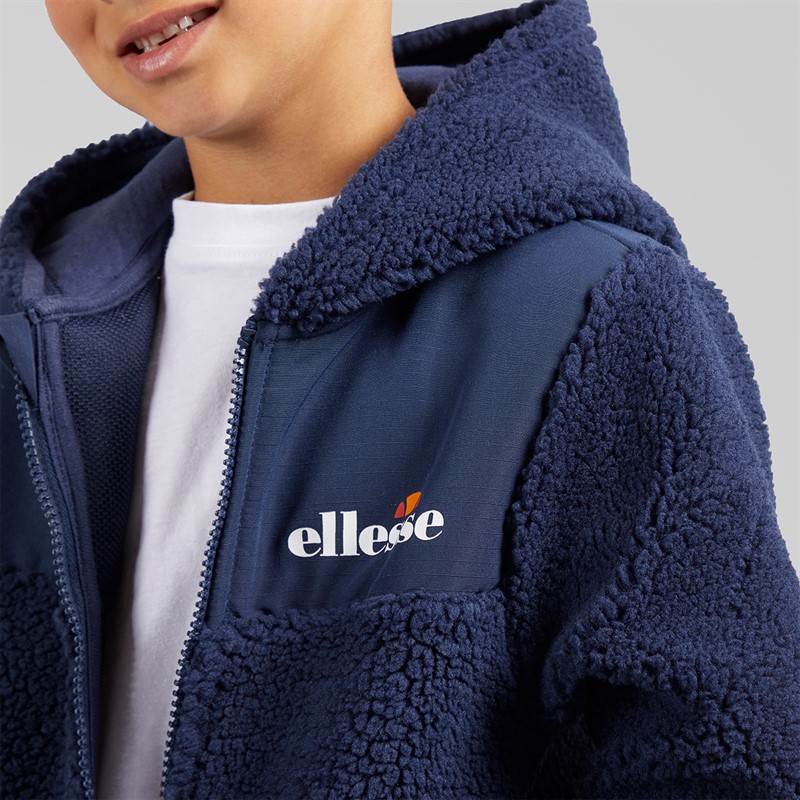 Ellesse Veste à Capuche Sherpa et jogging Enrique Garçon Bleu Marine