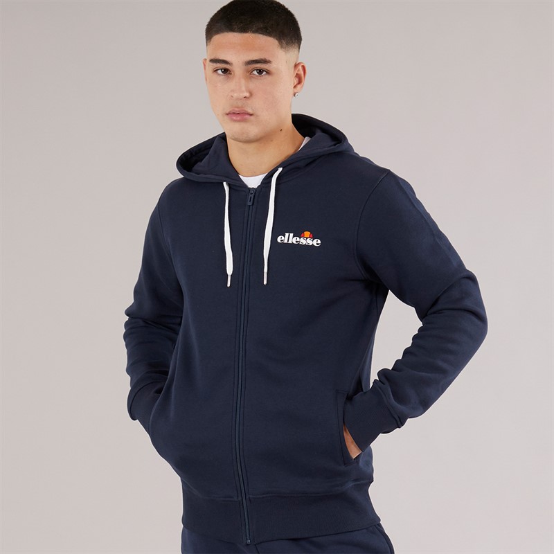 Ellesse Herren Tofield Reißverschluss Hoodie Navy