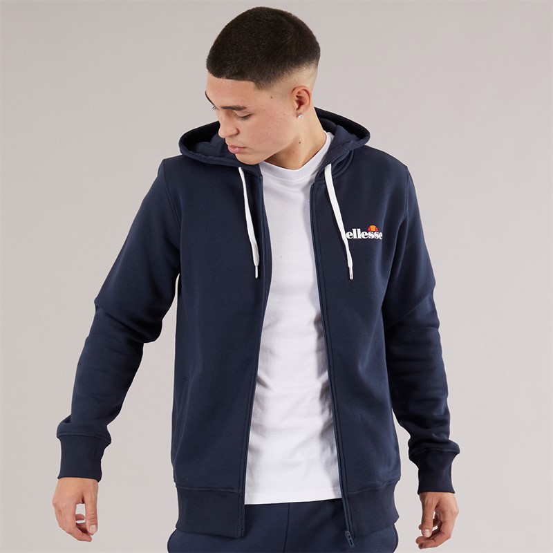 Ellesse Herren Tofield Reißverschluss Hoodie Navy