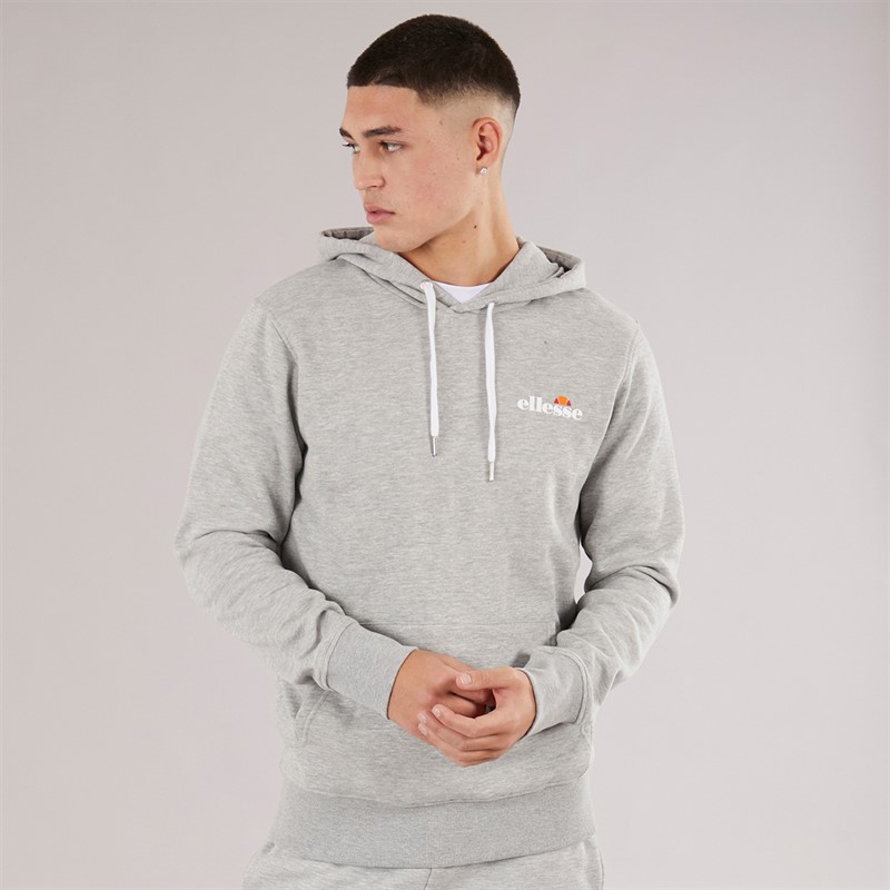 Ellesse Herren Gibbons Hoodie Light Grey Marl
