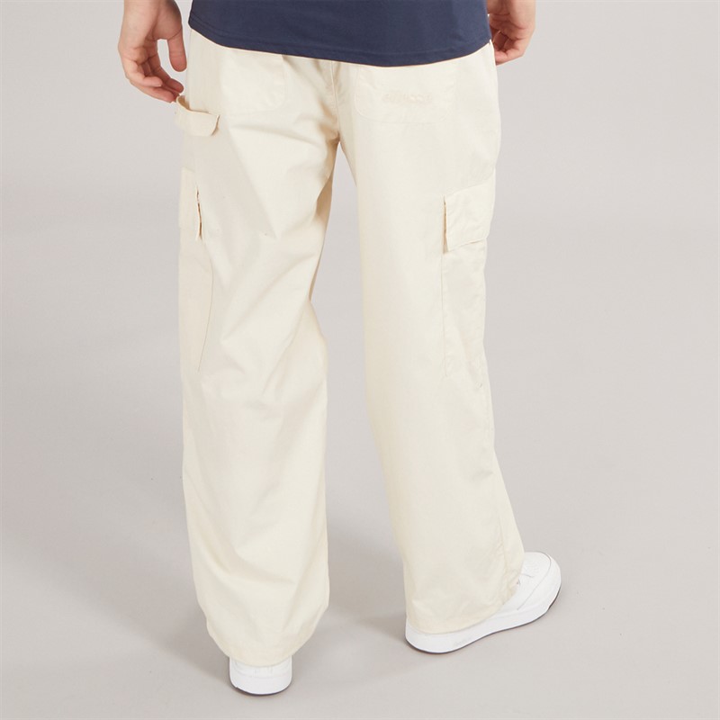 Ellesse Mens Drillar Cargo Pants Off White