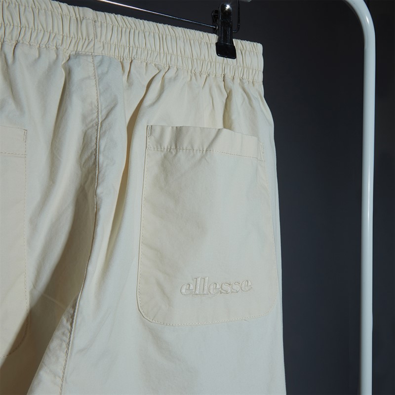 Ellesse Mens Drillar Cargo Pants Off White
