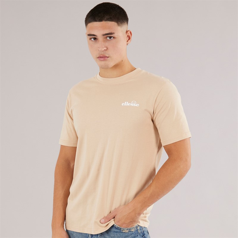 Ellesse Herren Retanna Rücken Logo T Shirt Natural