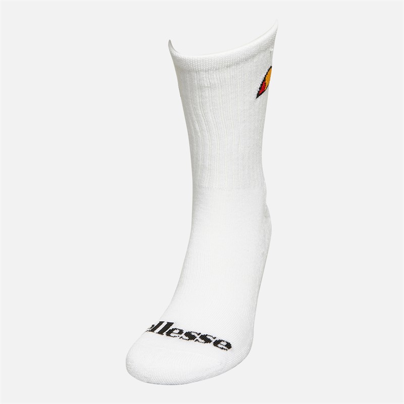 Ellesse Kinder 3er-Pack Crew Socken Weiss