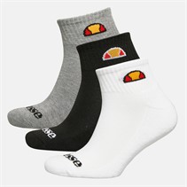 Ellesse lot de Trois Paires de Chaussettes Quartes Enfant Multicolores