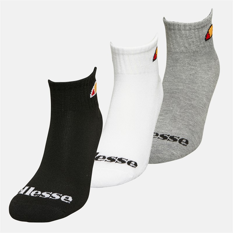 Ellesse Trzy pary skarpet za kostkę dla dziecka kolor Multi