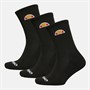 Ellesse Kinder 3er-Pack Socken Schwarz