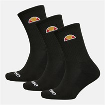 Ellesse Chaussettes Noires Enfant lot De Trois