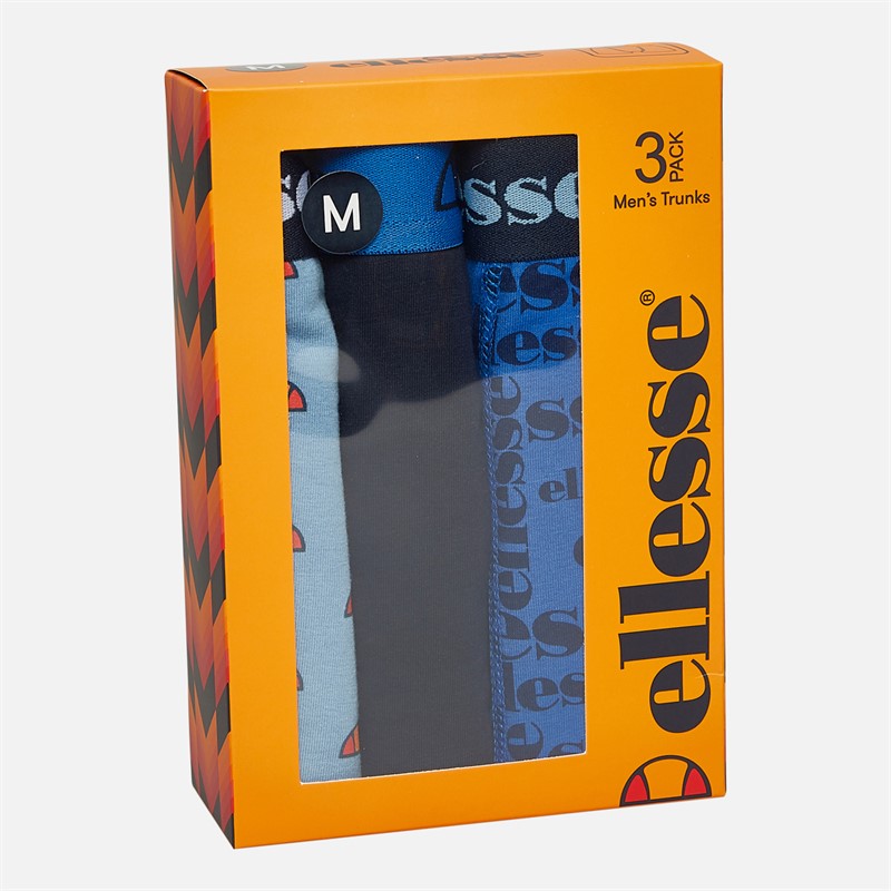 Ellesse Herren 3er-Pack Boxershorts Blau / Marine