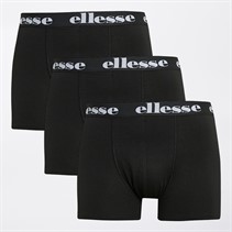 Ellesse Heren Drie Pak Boxer Trunks Zwart