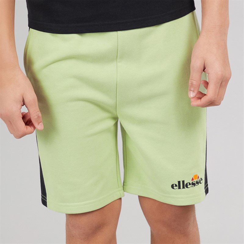 Ellesse Junior Boys Adamo T-Shirt And Cargo Shorts Set Light Green 511