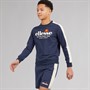 Ellesse Junior Boys Abele Sweatshirt And Shorts Set Navy 429