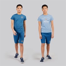 Ellesse Junior Boys Alexander T-Shirt And Shorts Three Pack Set Blue 402
