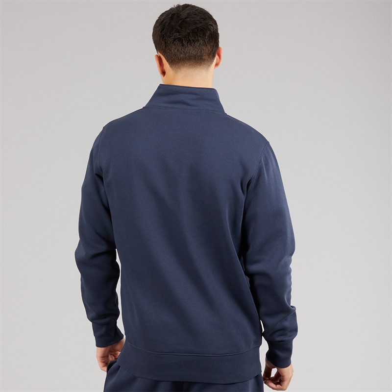 Ellesse Herren Benevento 1/4 Zip Sweatshirt Navy