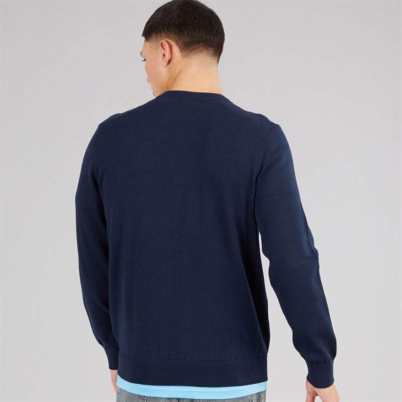 Ellesse Mens Doyle Knitted Jumper Navy