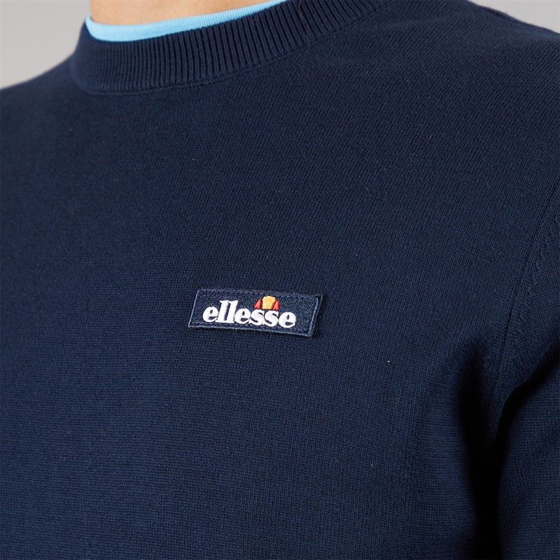 Ellesse Mens Doyle Knitted Jumper Navy