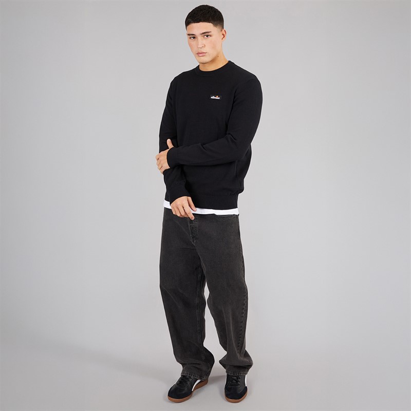 Ellesse Mens Doyle Knitted Jumper Black