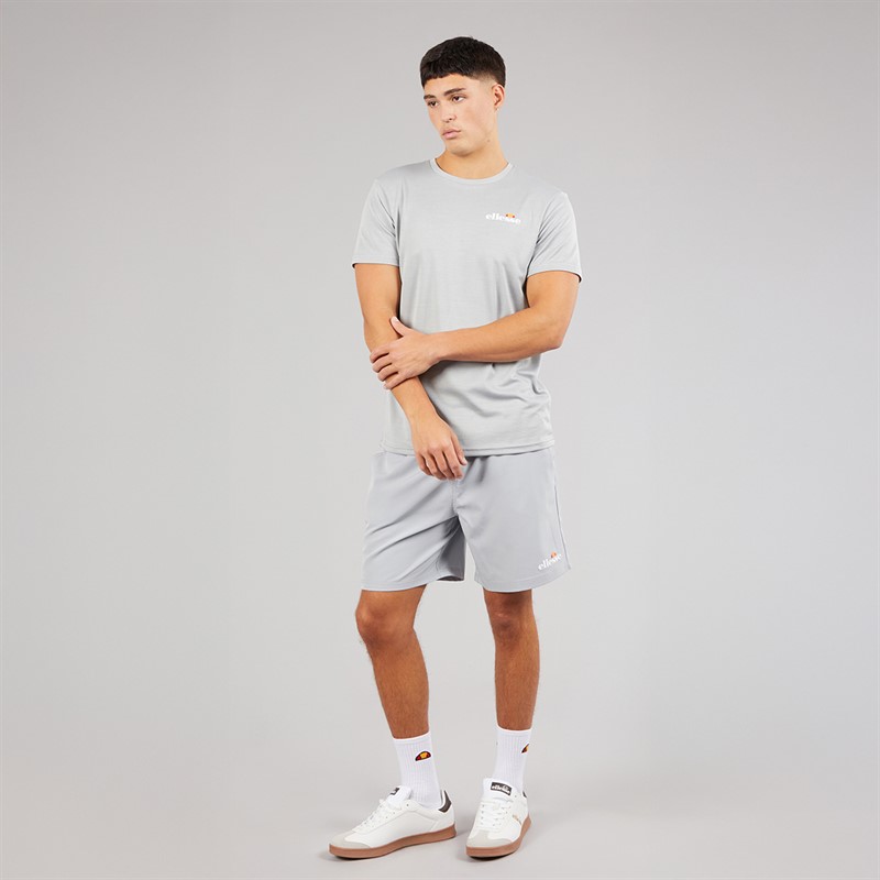 Ellesse Mens Beveth 7 Inch Running Shorts Grey