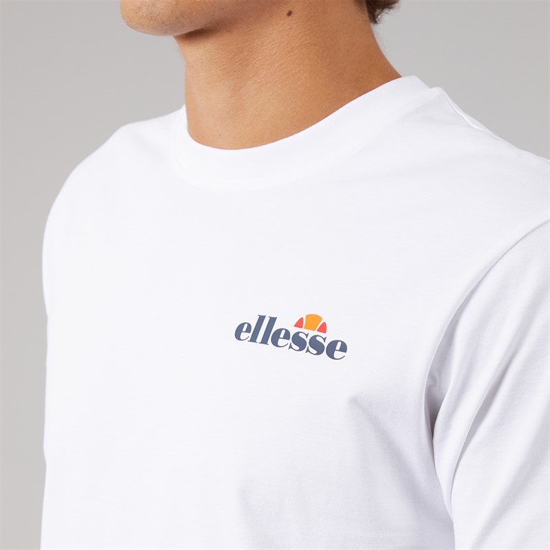Ellesse Mens Malbory 2 Left Chest T-Shirt White