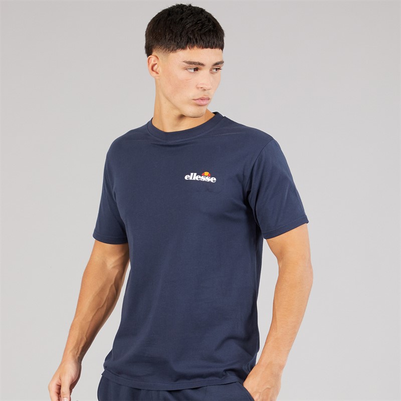 Ellesse Herren Georgio Rücken Logo T Shirt Navy