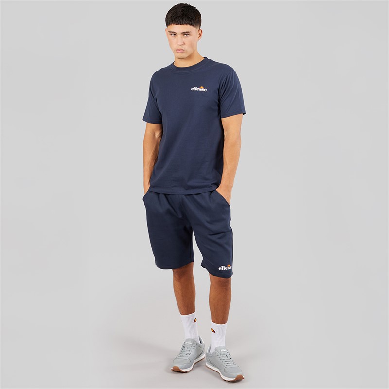 Ellesse Herren Georgio Rücken Logo T Shirt Navy