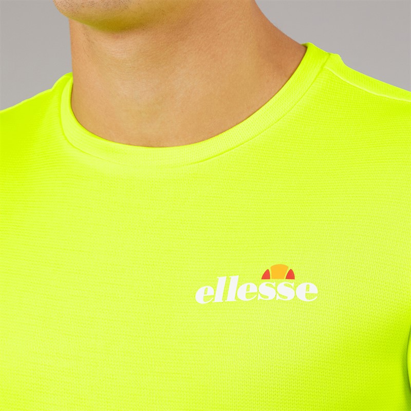 Ellesse Herren Elpidio 2 Lauf Oberteil Neon Yellow