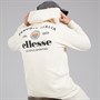 Ellesse Mens Recke Relaxed Fit Hoodie Off White