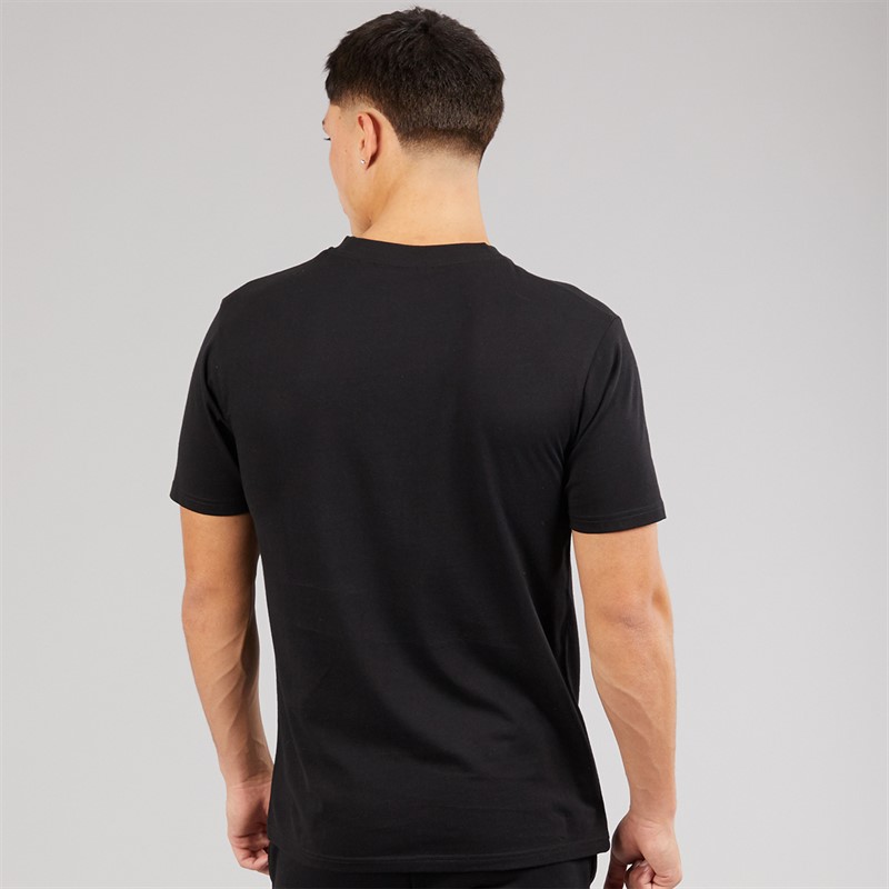Ellesse Mens Malbory 2 Left Chest T-Shirt Black