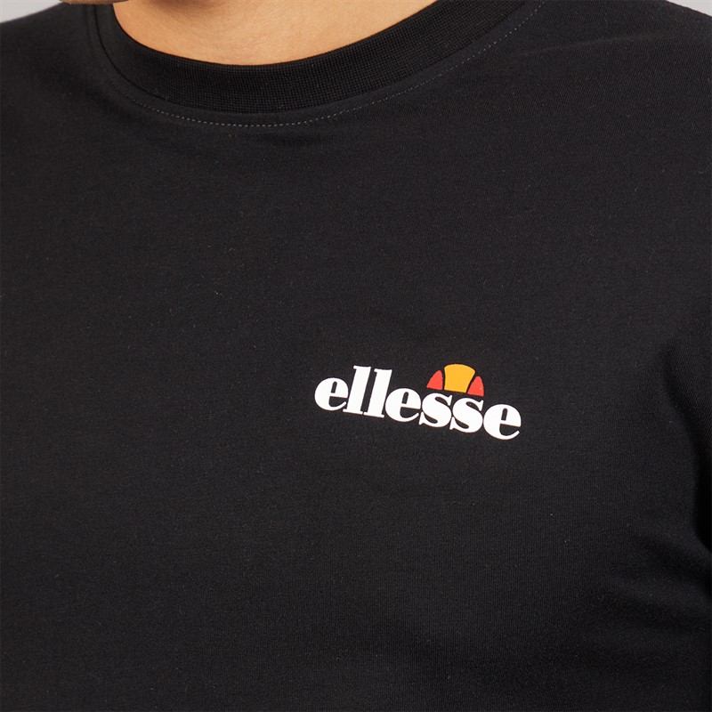 Ellesse Mens Malbory 2 Left Chest T-Shirt Black