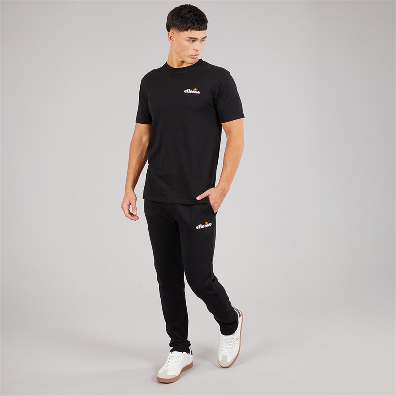 Ellesse Mens Malbory 2 Left Chest T-Shirt Black
